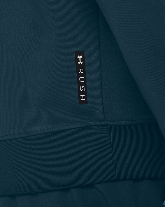 Men's UA RUSH™ Warm-Up Mock, Blue, pdpMainDesktop image number 5